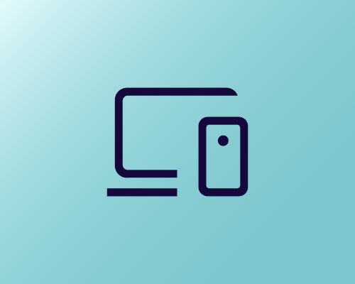 Icoon smartphone en laptop