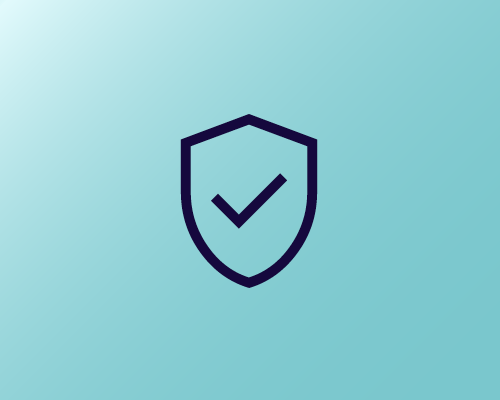 Icoon schild met vinkje