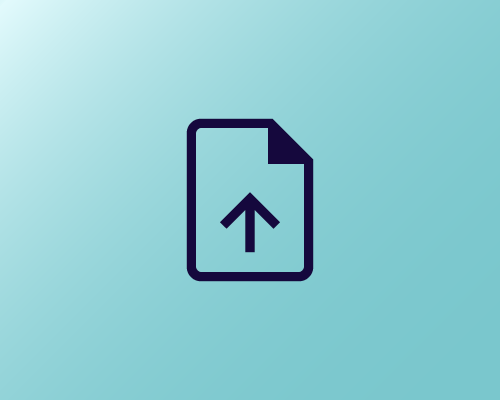 Icons uploading document