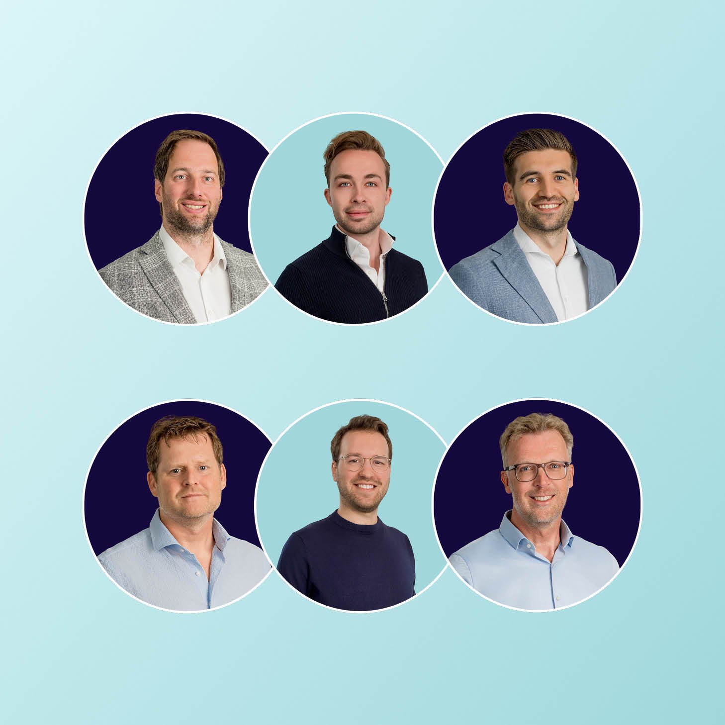 Portretfotos van het commerciele team van Ockto-1
