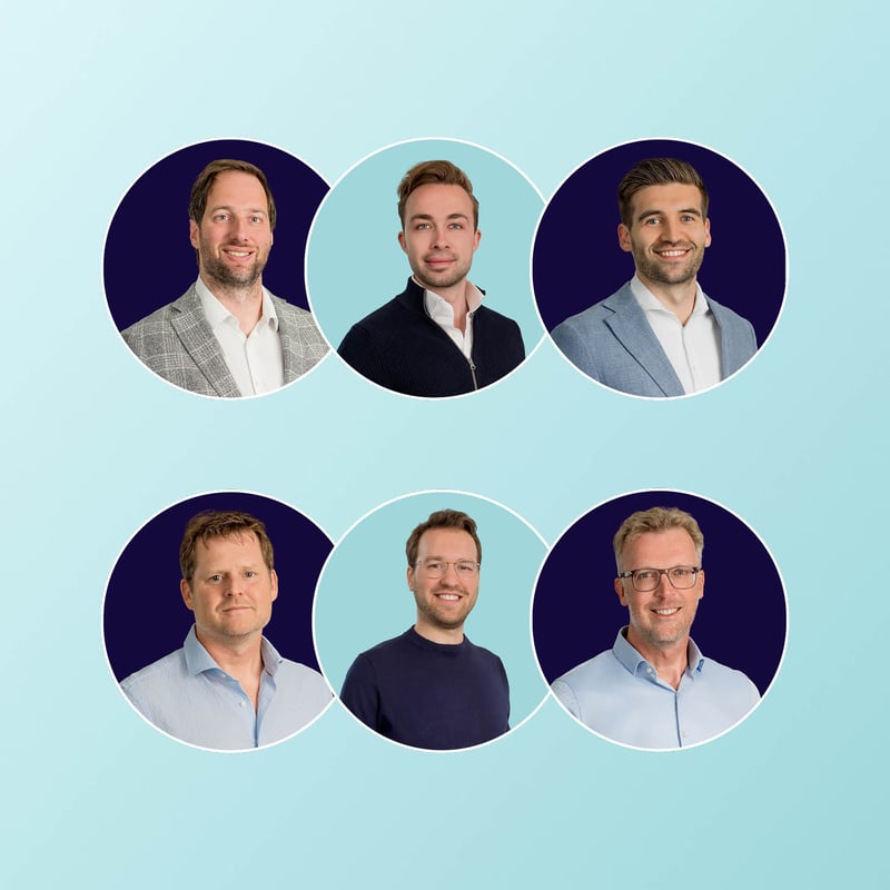 Portretfotos van het commerciele team van Ockto-1