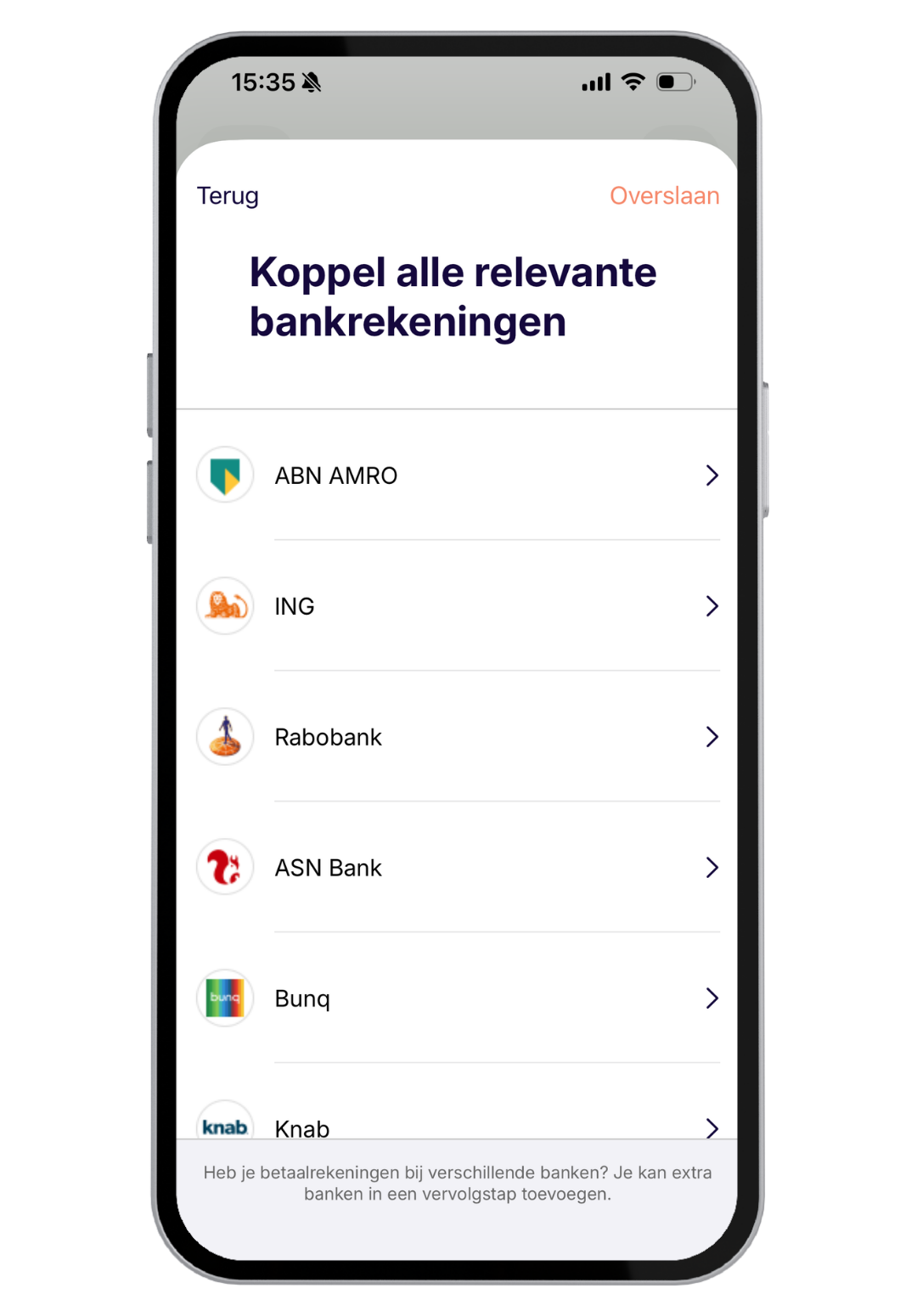 Banktransacties ophalen met Ockto